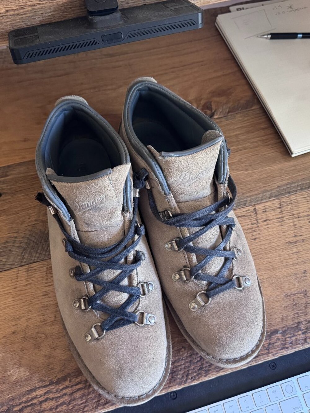 Danner Tramline Gray Suede Boots Men's 12 EE Wide